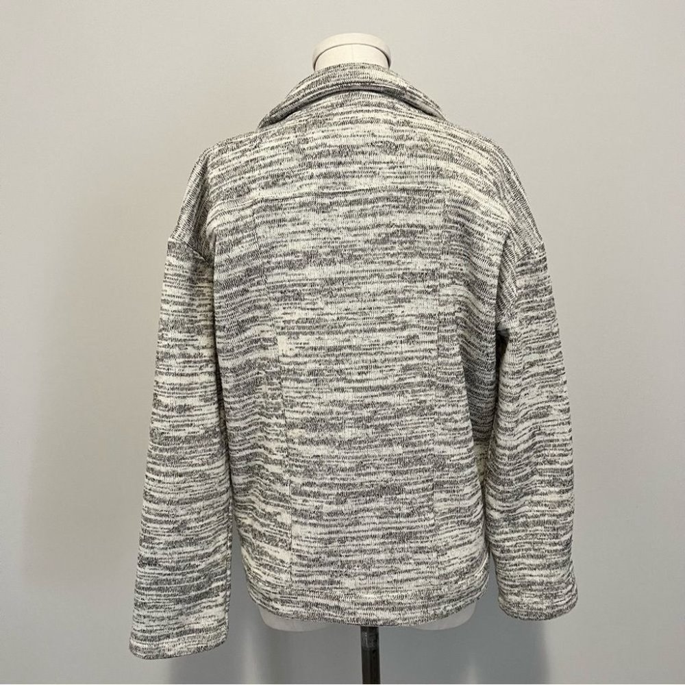 Anthropologie Saturday Sunday Fleece Sweater Jacket Shacket - Picture 10 of 13